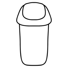 trash dustbin icon