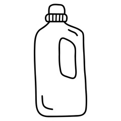 bottle of chemical soap