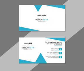 Business card. business card template. layout. business illustration. creative design. business card presentation and vector concept.