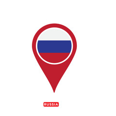 map flag icon vector logo design template flat style