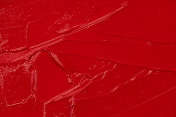 abstract red acrylic paint texture background