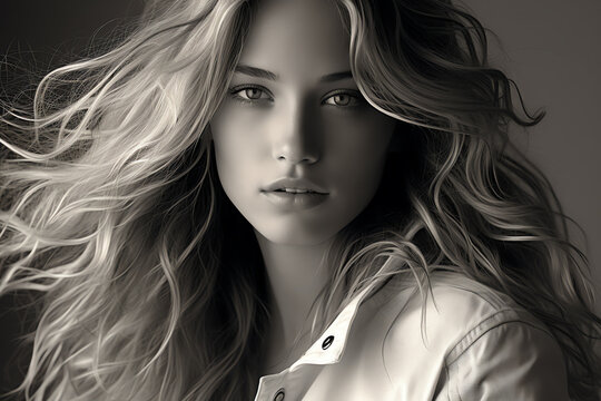 woman model, AI generated