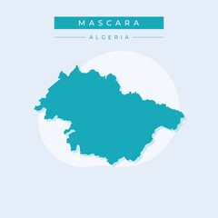 Obraz premium Vector illustration vector of Mascara map Africa