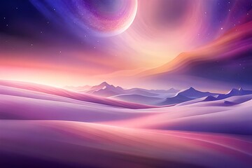 sunrise in the mountains