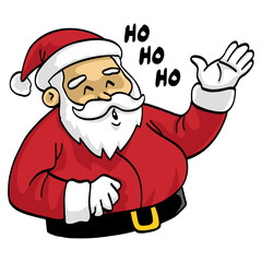 Santa Claus Cartoon Drawing Greeting Christmas