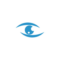 Eye logo vector illustration business element and symbol design