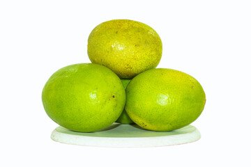 Lemon Citrus limon is a type of citrus fruit. It contains high levels of citric acid.