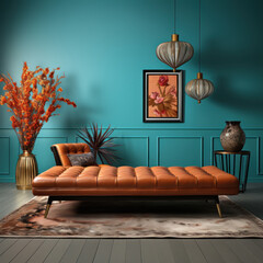 Obraz premium a ottoman with turquoise 