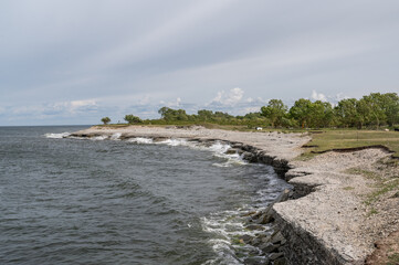 Seashore in island Osmussaar, Estonia