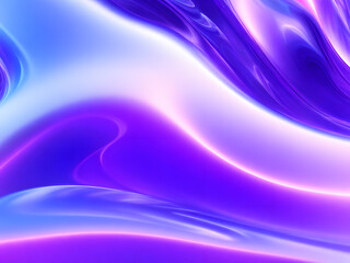 Obraz premium abstract iridescent holographic liquid background technology wallpaper neon futuristic flow data digital