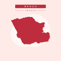 Vector illustration vector of Bengo map Africa