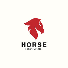 Horse logo template vector concept