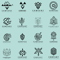 minimalist logo design icon