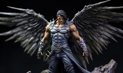 The fallen angel man is a captivating figure in the world of dark fantasy.