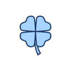 Clover icon vector. clover sign and symbol. four leaf clover icon.