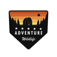 adventure badge logo design