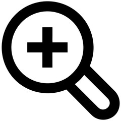 Zoom find icon symbol image vector. Ilustration of search magnifier icon image design. 