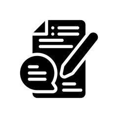 copywriting glyph icon