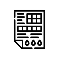 print line icon