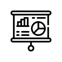 presentation line icon