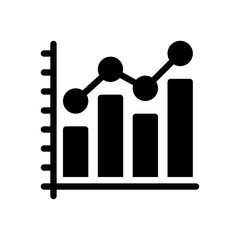 bar chart glyph icon