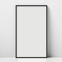 vertical frame mockup in modern minimalist - Generative AI