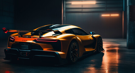 Obraz premium car on the road