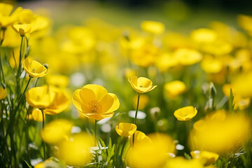 Obraz premium Buttercup Meadow02