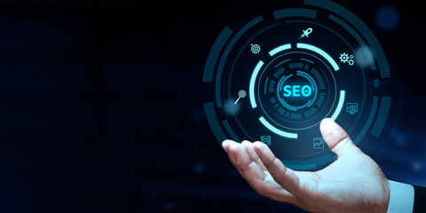 SEO Search engine optimization digital marketing business technology concept