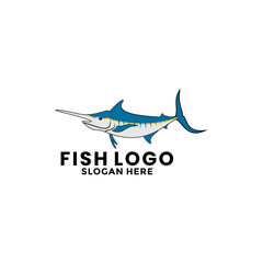 Fish Logo vector, Fishing logo, fish shop logo design template