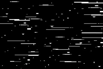 Glitch TV Noise Texture. Broken Transmission. Screen Defect Failure. Vector Illustration 