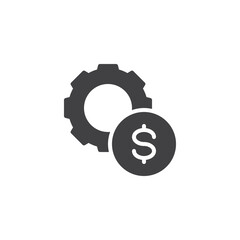 Money control vector icon