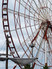 Ferris wheel on the shore of Batumi 