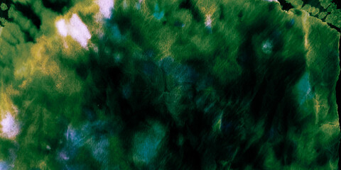 Green Grunge Banner. Dirty Graphic Design. Bright