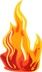 Burning Fire Illustration