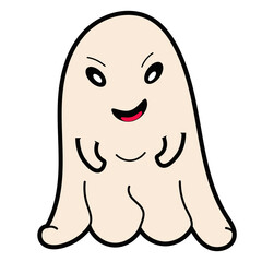 Halloween Ghost Illustration