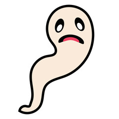 Halloween Ghost Illustration