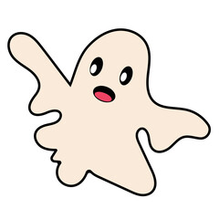 Halloween Ghost Illustration