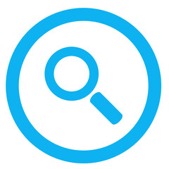 Zoom find icon symbol image vector. Illustration of the search lens design image.