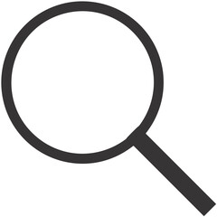 Zoom find icon symbol image vector. Illustration of the search lens design image.