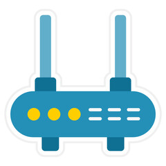 Obraz premium Router Icon