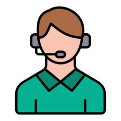 Call Center Agent Icon