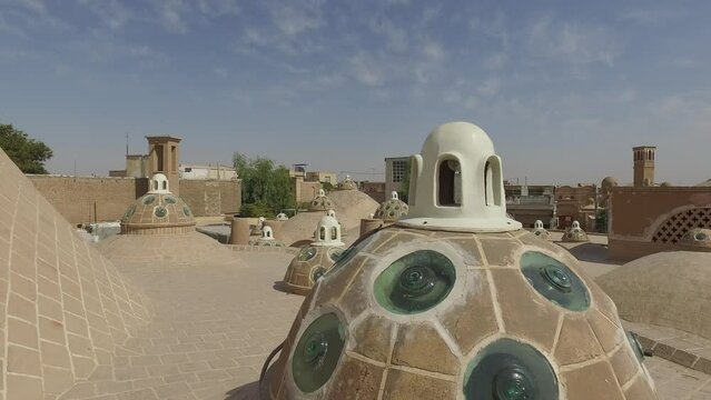 Sultan Amir ahmad bathhouse terrace Kashan Iran