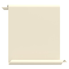 Text box. 3D label. 3D illustration.