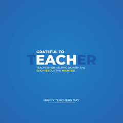 International Happy Teacher's day Social media post, Postcard and Banner design. Creative Post design for Teachers Day. 