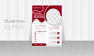 Professional Business Flyer Design Template. 