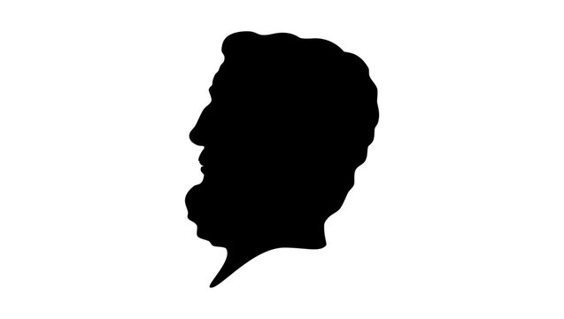 Parmenides silhouette