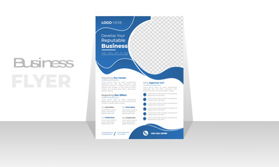 Creative Business Flyer Design Template. 