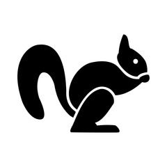 squirrel vector icon