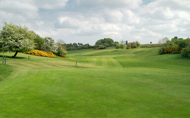 View of the Westwood public parkland and golf course. Beverley, UK.
